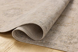 Chris Loves Julia x Loloi Louisa LOI-02 Oatmeal / Slate Rug - pile height