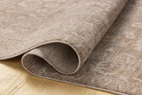 Chris Loves Julia x Loloi Louisa LOI-03 Taupe / Ivory Rug - pile height