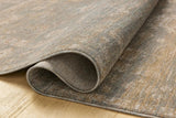 Chris Loves Julia x Loloi Louisa LOI-04 Lagoon / Ivory Rug - pile height