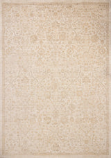Chris Loves Julia x Loloi Palma PLM-01 Ivory / Sand Rug - main flat