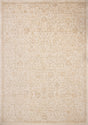 Chris Loves Julia x Loloi Palma PLM-01 Ivory / Sand Rug - main flat