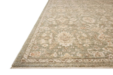 Chris Loves Julia x Loloi Palma PLM-03 Lagoon / Natural Rug - rug corner