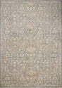 Chris Loves Julia x Loloi Palma PLM-05 Blue / Natural Rug - main flat