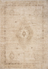 Chris Loves Julia x Loloi Palma PLM-06 Natural / Smoke Rug - main flat