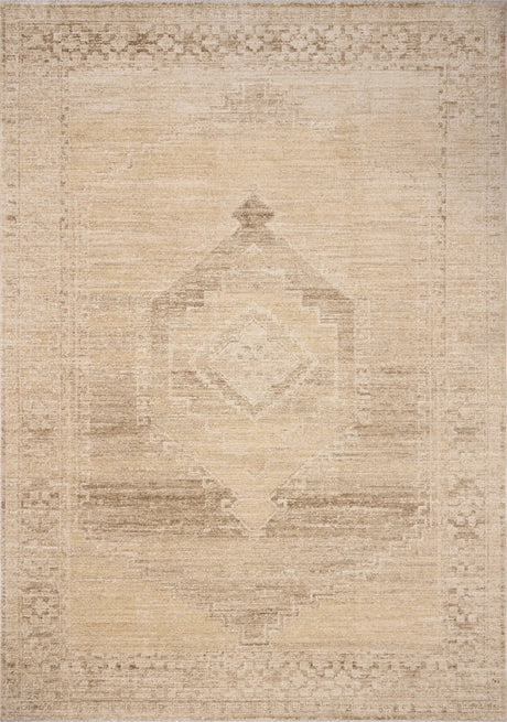 Chris Loves Julia x Loloi Palma PLM-07 Wheat / Taupe Rug - main flat