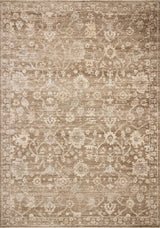 Chris Loves Julia x Loloi Palma PLM-09 Brown / Earth Rug - main flat