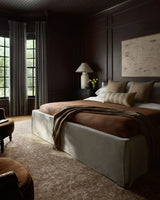 Chris Loves Julia x Loloi Palma PLM-09 Brown / Earth Rug - room scene 1