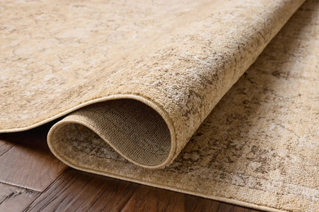 Chris Loves Julia x Loloi Palma PLM-10 Wheat / Bark Rug - pile height