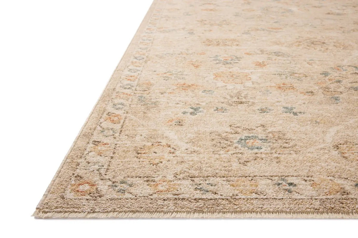 Chris Loves Julia x Loloi Palma PLM-11 Natural / Multi Rug - rug corner