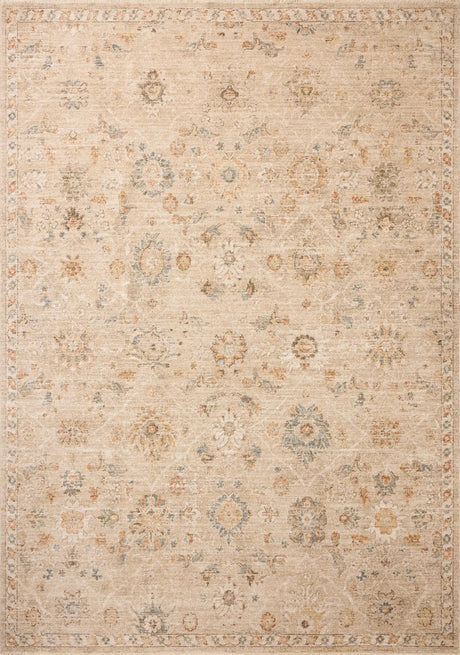Chris Loves Julia x Loloi Palma PLM-11 Natural / Multi Rug - main flat