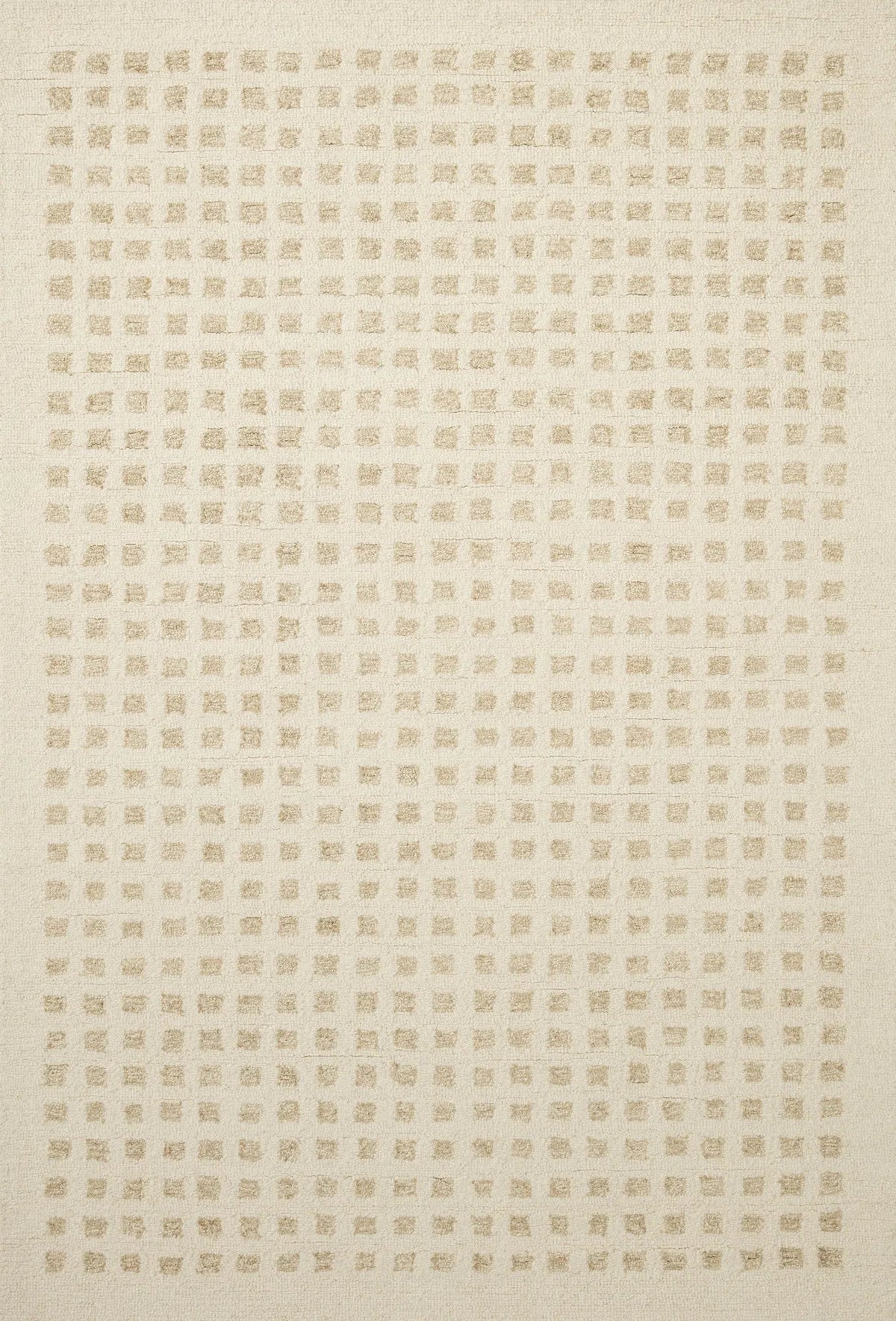 Chris Loves Julia x Loloi Polly POL-01 Ivory / Natural Rug - main flat