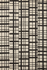 Chris Loves Julia x Loloi Polly POL-02 Black / Ivory Rug - main flat