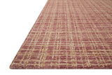 Chris Loves Julia x Loloi Polly POL-03 Berry / Natural Rug - rug corner