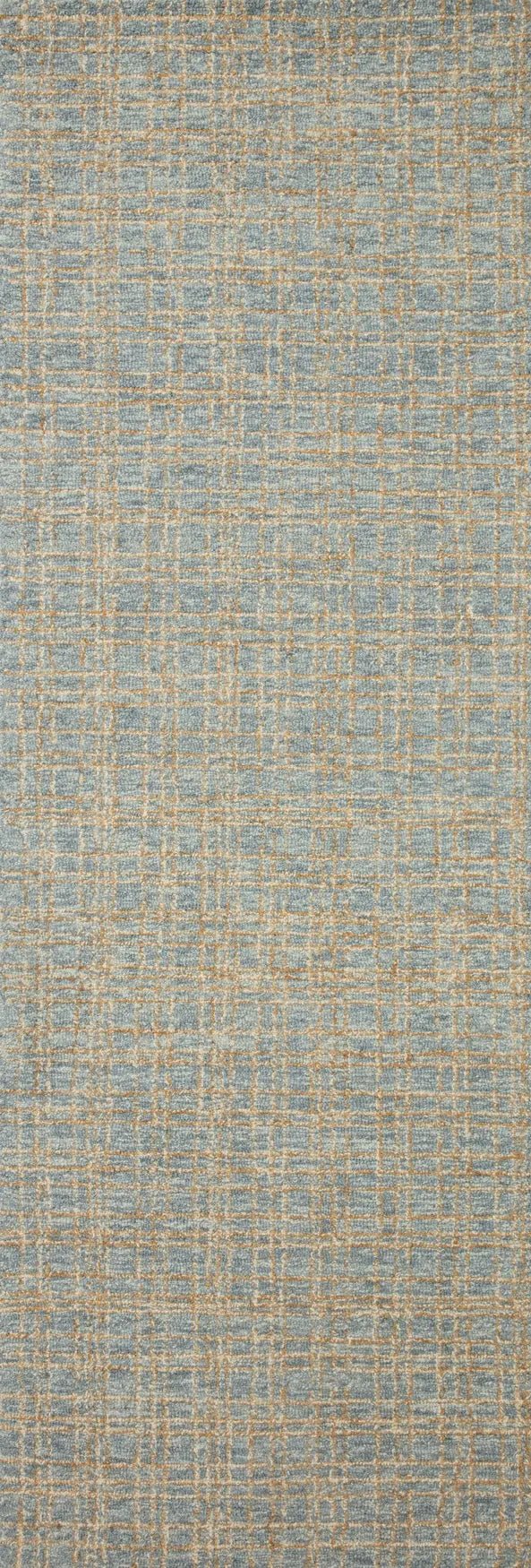 Chris Loves Julia x Loloi Polly POL-03 Blue / Sand Rug - runner flat