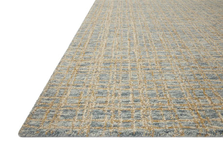 Chris Loves Julia x Loloi Polly POL-03 Blue / Sand Rug - rug corner