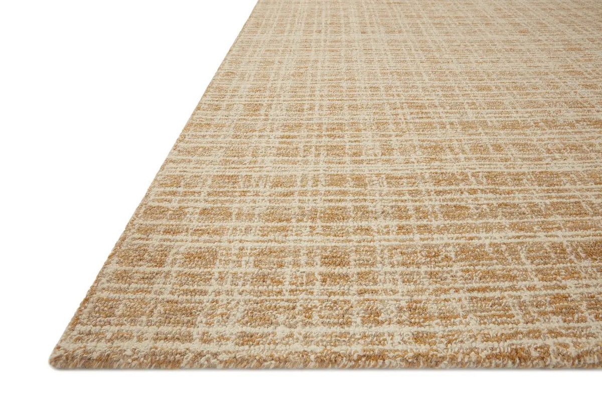 Chris Loves Julia x Loloi Polly POL-03 Straw / Ivory Rug - rug corner