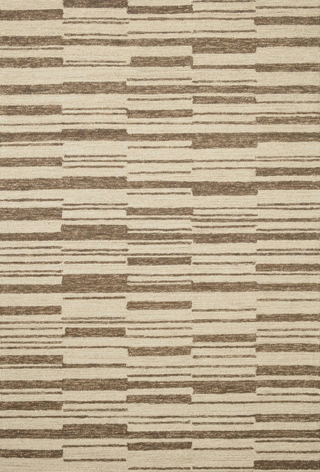 Chris Loves Julia x Loloi Polly POL-04 Beige / Tobacco Rug - main flat