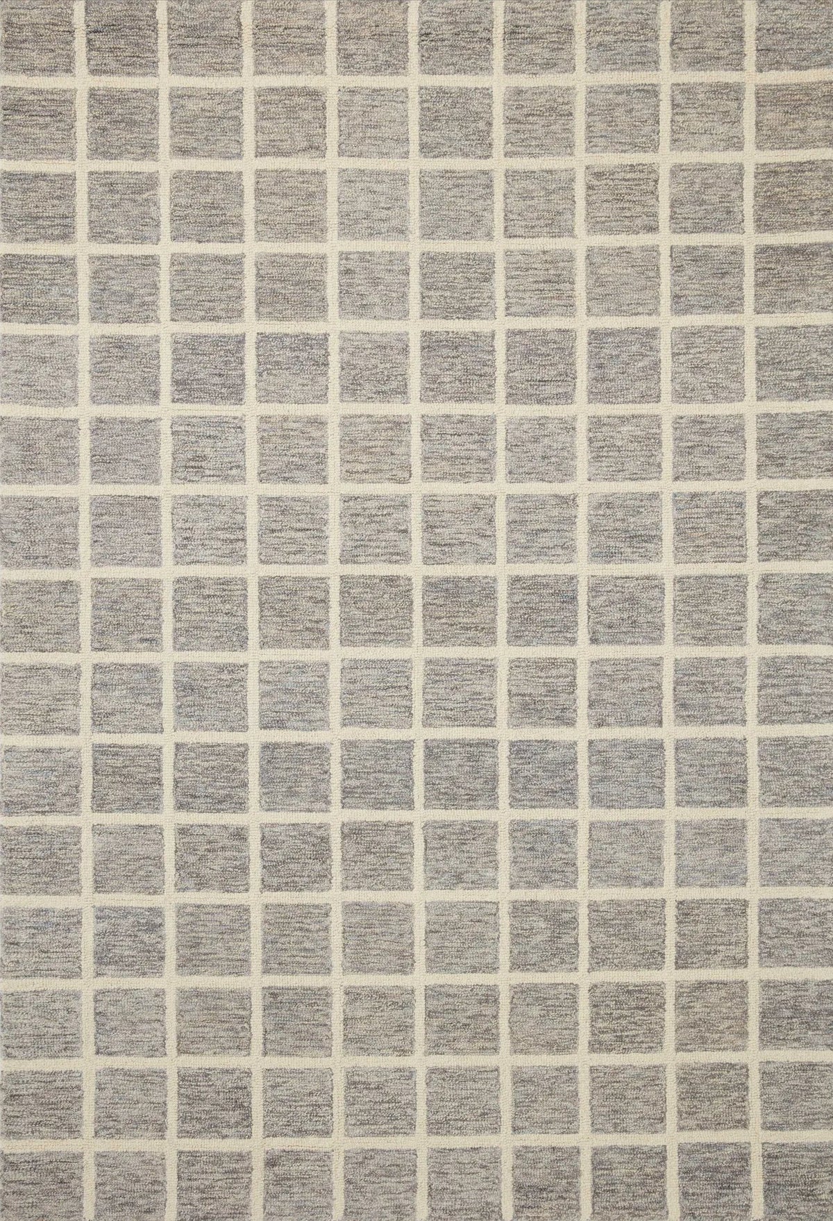 Chris Loves Julia x Loloi Polly POL-05 Slate / Ivory Rug - main flat