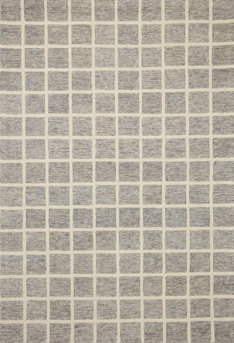 Chris Loves Julia x Loloi Polly POL-05 Slate / Ivory Rug - main flat