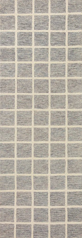 Chris Loves Julia x Loloi Polly POL-05 Slate / Ivory Rug - runner flat