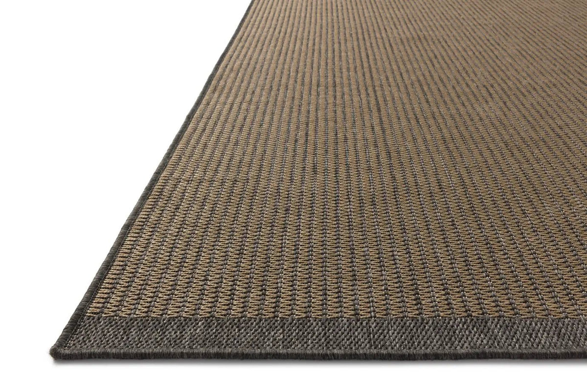 Chris Loves Julia x Loloi Providence PRC-03 Wheat / Charcoal Rug - rug corner