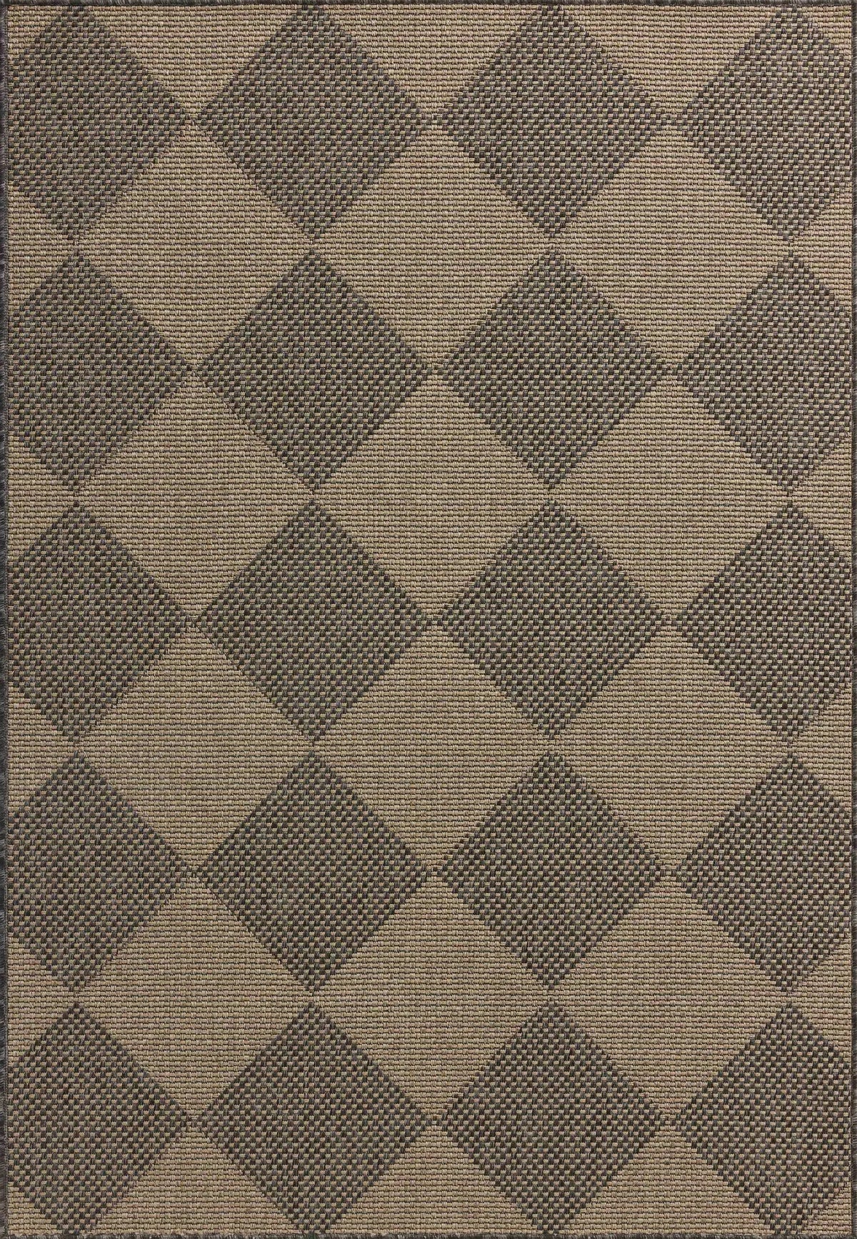 Chris Loves Julia x Loloi Providence PRC-04 Graphite / Sand Rug - main flat