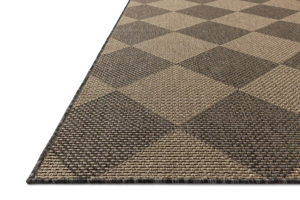 Chris Loves Julia x Loloi Providence PRC-04 Graphite / Sand Rug - rug corner