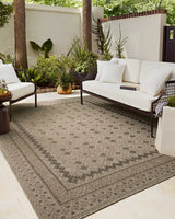 Chris Loves Julia x Loloi Providence PRC-06 Charcoal / Dove Rug - room scene 3