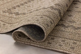 Chris Loves Julia x Loloi Providence PRC-06 Charcoal / Dove Rug - pile height