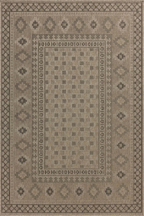 Chris Loves Julia x Loloi Providence PRC-07 Dove / Charcoal Rug - main flat