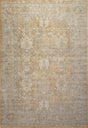 Chris Loves Julia x Loloi Rosemarie ROE-01 Gold / Sand Rug - main flat