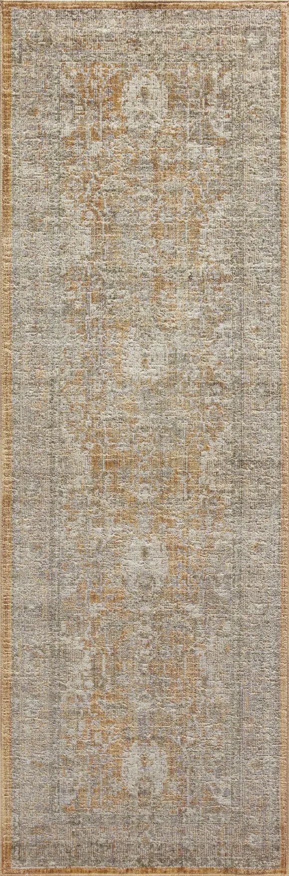 Chris Loves Julia x Loloi Rosemarie ROE-01 Gold / Sand Rug - runner flat