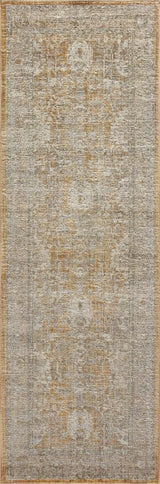 Chris Loves Julia x Loloi Rosemarie ROE-01 Gold / Sand Rug - runner flat