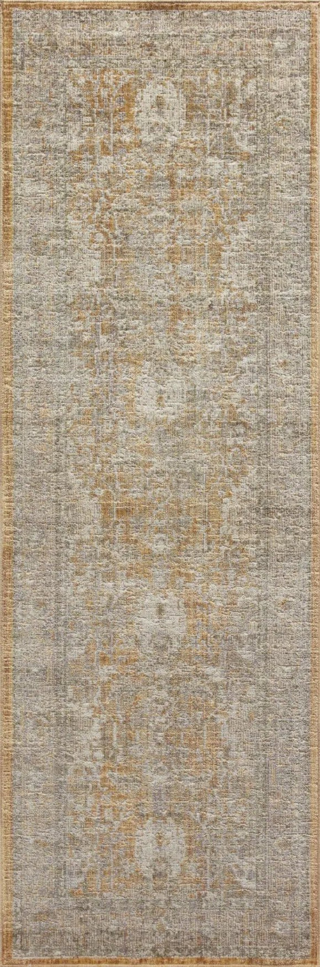 Chris Loves Julia x Loloi Rosemarie ROE-01 Gold / Sand Rug - runner flat