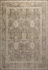 Chris Loves Julia x Loloi Rosemarie ROE-01 Sage / Blush Rug - main flat