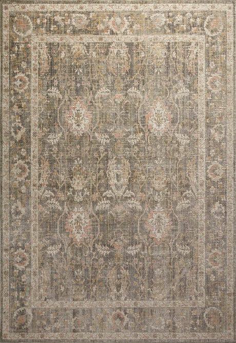 Chris Loves Julia x Loloi Rosemarie ROE-01 Sage / Blush Rug - main flat