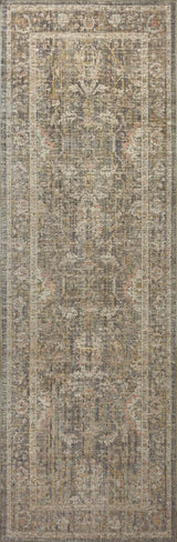 Chris Loves Julia x Loloi Rosemarie ROE-01 Sage / Blush Rug - runner flat