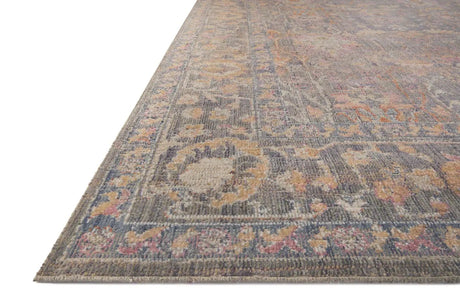 Chris Loves Julia x Loloi Rosemarie ROE-01 Stone / Multi Rug - rug corner