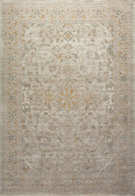Chris Loves Julia x Loloi Rosemarie ROE-02 Ivory / Natural Rug - main flat