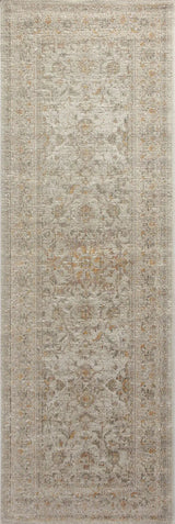 Chris Loves Julia x Loloi Rosemarie ROE-02 Ivory / Natural Rug - runner flat