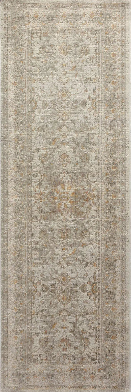 Chris Loves Julia x Loloi Rosemarie ROE-02 Ivory / Natural Rug - runner flat
