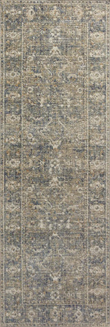 Chris Loves Julia x Loloi Rosemarie ROE-03 Sand / Lagoon Rug - runner flat