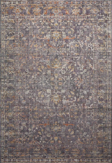 Chris Loves Julia x Loloi Rosemarie ROE-04 Graphite / Multi Rug - main flat