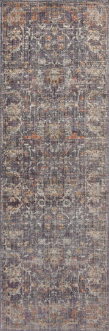 Chris Loves Julia x Loloi Rosemarie ROE-04 Graphite / Multi Rug - runner flat