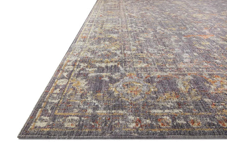 Chris Loves Julia x Loloi Rosemarie ROE-04 Graphite / Multi Rug - rug corner