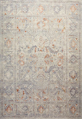 Chris Loves Julia x Loloi Rosemarie ROE-05 Oatmeal / Lavender Rug - main flat
