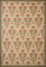 Chris Loves Julia x Loloi Rue RUE-01 Sage / Blush Rug - main flat