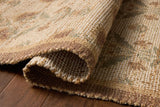 Chris Loves Julia x Loloi Rue RUE-01 Wheat / Sage Rug - pile height