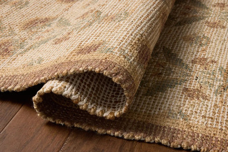Chris Loves Julia x Loloi Rue RUE-01 Wheat / Sage Rug - pile height