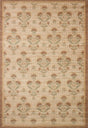 Chris Loves Julia x Loloi Rue RUE-01 Wheat / Sage Rug - main flat